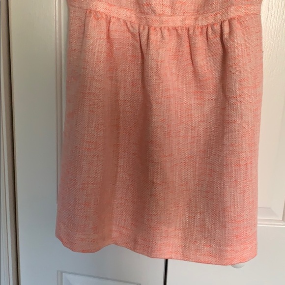 J Crew Coral colored tweed knit sundress - Picture 4 of 7
